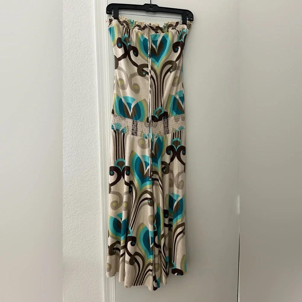 Mossimo Vintage Sleeveless & Stylish Bohemian Wide Legged Maxi Romper - Picture 15 of 15